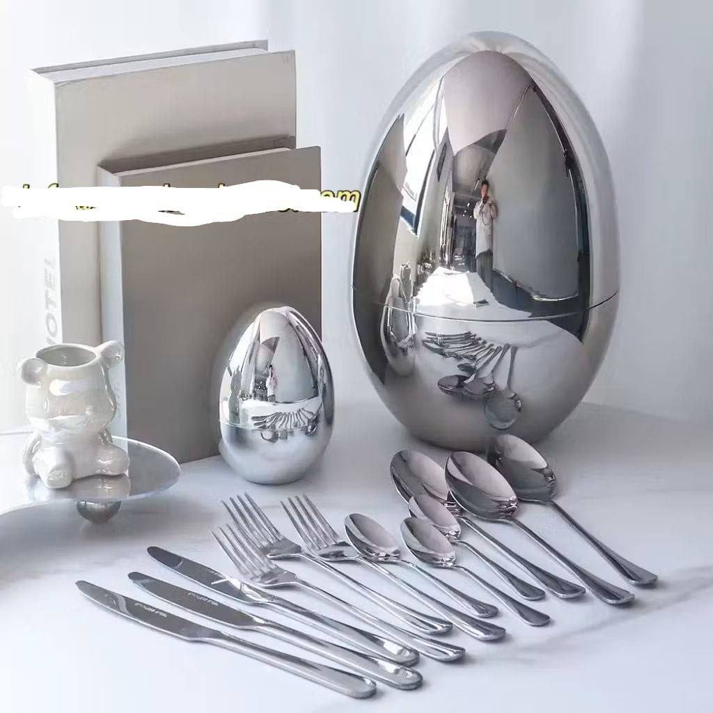 Silver-Tone Cutlery Set