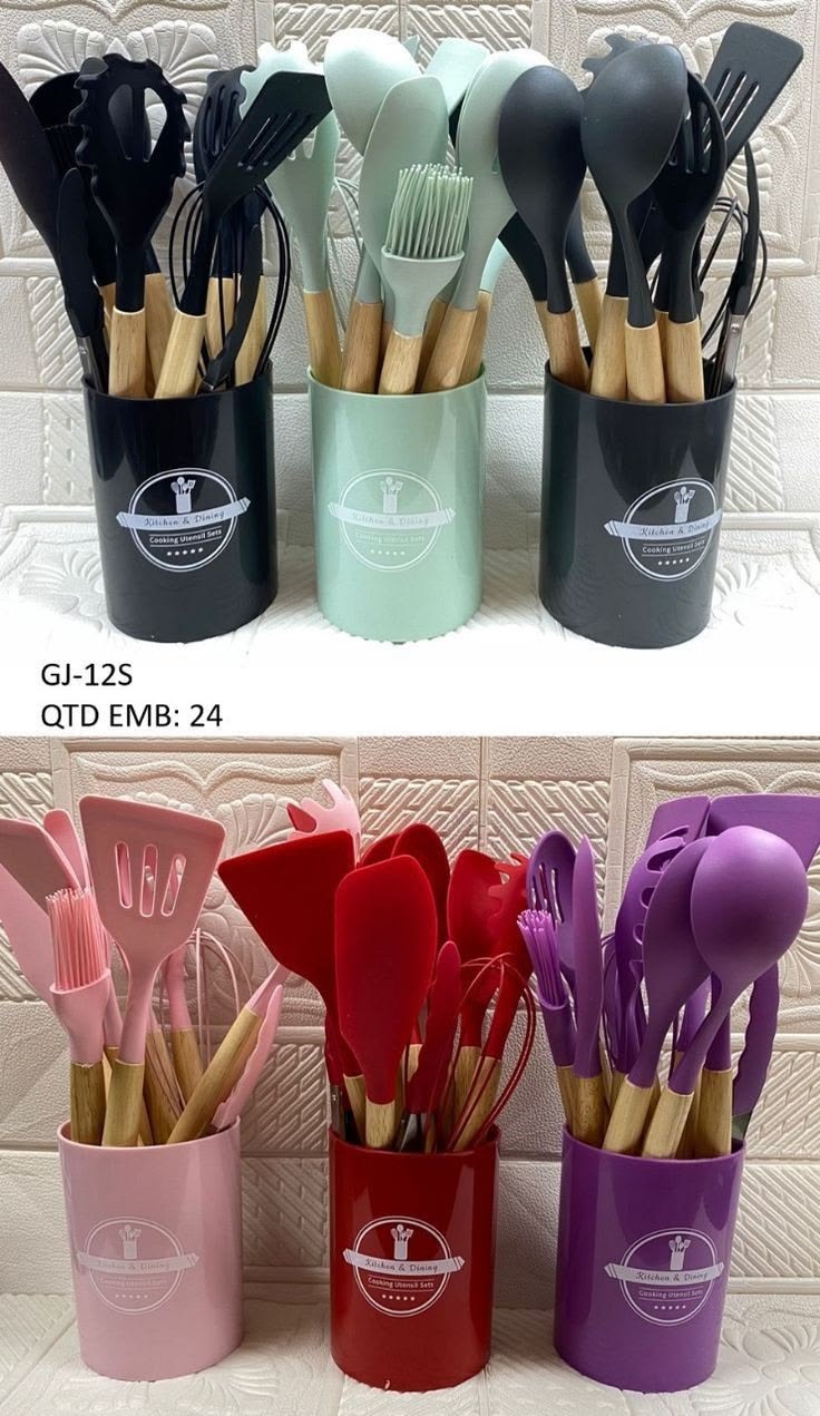 12-Piece Silicone Utensil Set